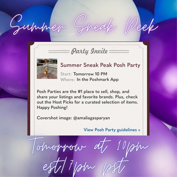 Summer Sneak Peek Posh Party! Tomorrow, 6/6 at 10:00pm pst/7:00pm est! - Picture 2 of 3